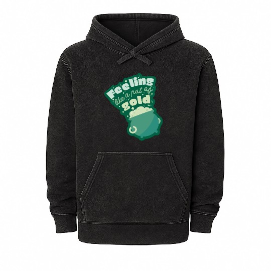 feeling like a pot of gold Mineral Wash Hoodies
