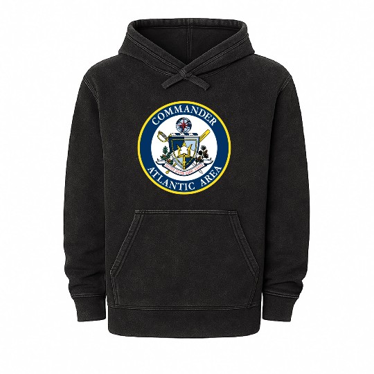 COMMANDER ATLANTIC AREA (U.S. Coast Guard) Mineral Wash Hoodies