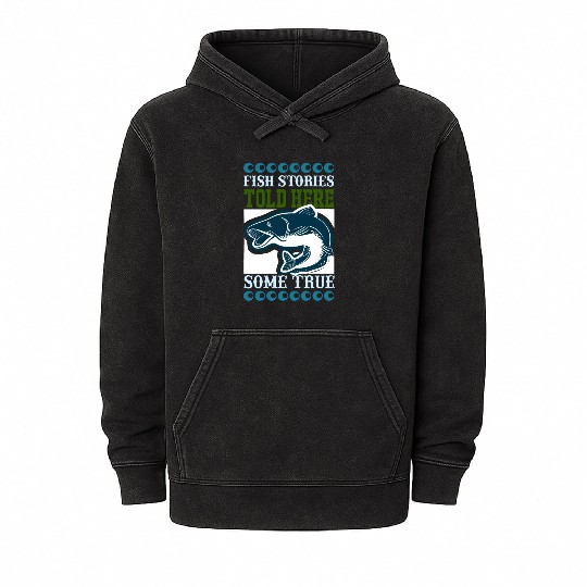 Fish stories told here some true Mineral Wash Hoodies