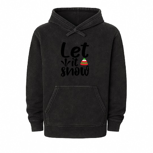 Let it Snow Mineral Wash Hoodies