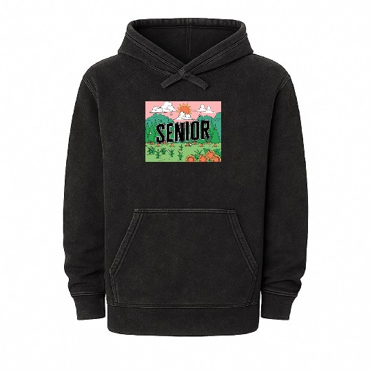 Graduation Mineral Wash Hoodies, Senior Class Of 2023 Gift End