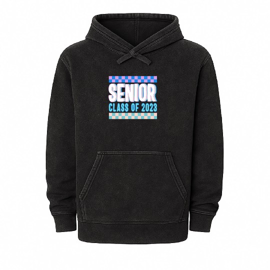 Graduation Mineral Wash Hoodies, Senior Class Of 2023 Gift End