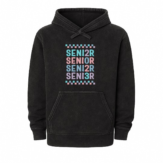 Graduation Mineral Wash Hoodies, Senior Class Of 2023 Gift End