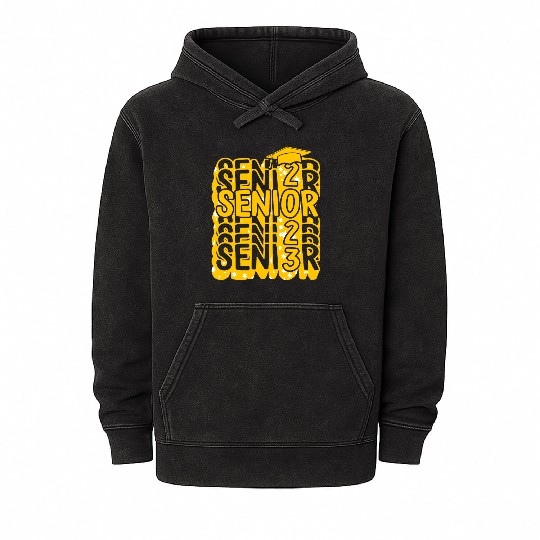 Graduation Mineral Wash Hoodies, Senior Class Of 2023 Gift End