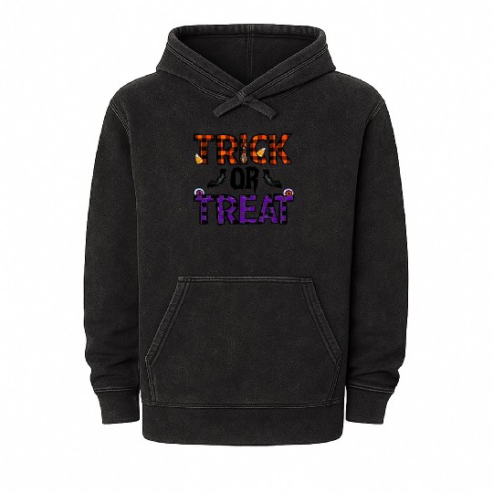 Trick Or Treat Mineral Wash Hoodies