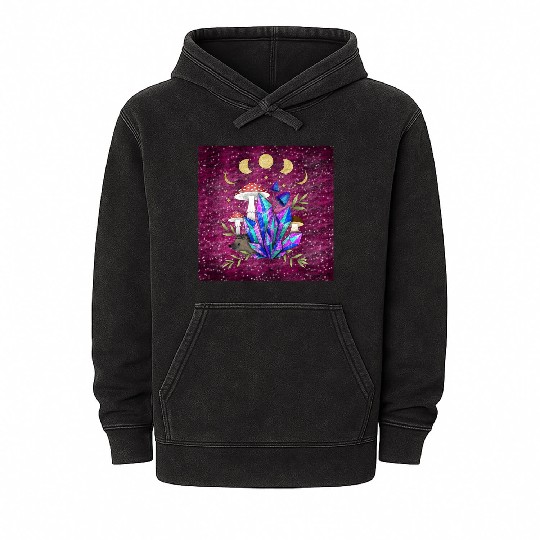 Hedgehog in dreamland - Format F Mineral Wash Hoodies