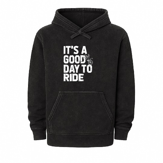 Bicycle Gift, Bike lover, It's A Good Day To Ride Mineral Wash Hoodies