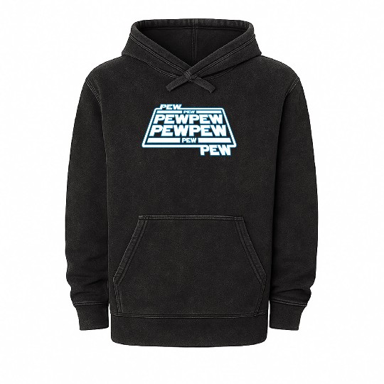 Pew Pew Pew Mineral Wash Hoodies