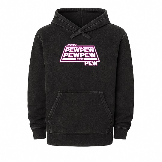 Pew Pew Pew Mineral Wash Hoodies