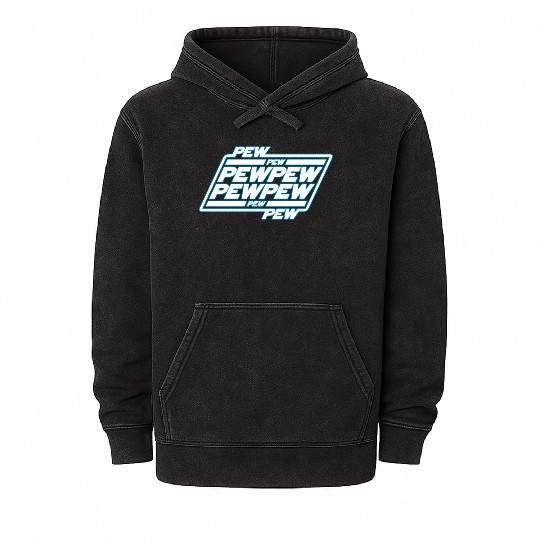 Pew Pew Pew Mineral Wash Hoodies