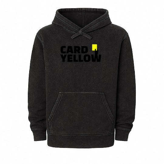 Yellow card Mineral Wash Hoodies