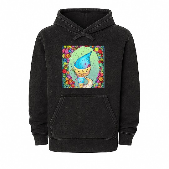 ice cream Mineral Wash Hoodies