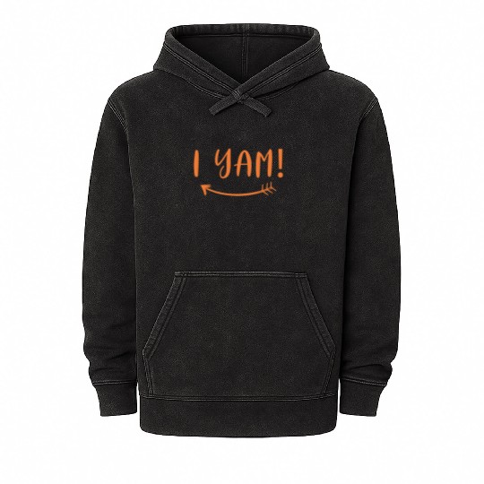 I Yam | She's My Sweet Potato Mineral Wash Hoodies