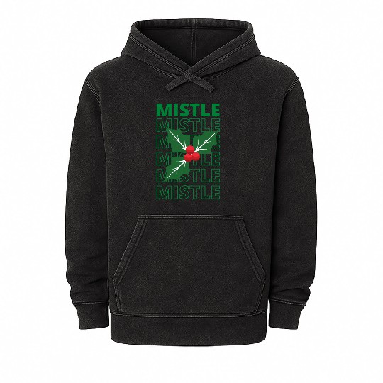 New Mistletoe Classic Mineral Wash Hoodies