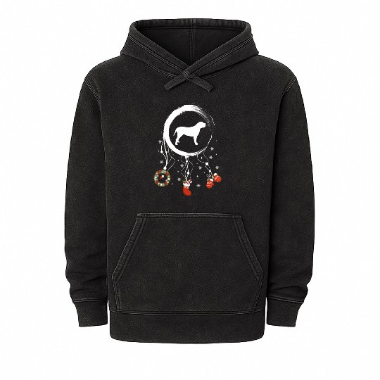 dog dreamcatcher Christmas Mastiff Mineral Wash Hoodies