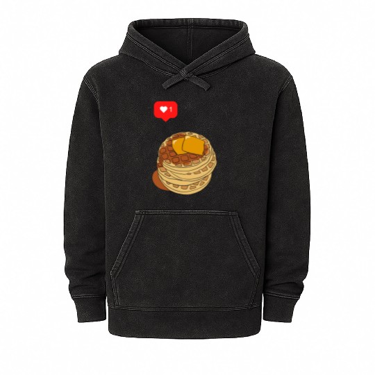 Waffle lover Mineral Wash Hoodies