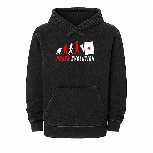 Poker Evolution Mineral Wash Hoodies