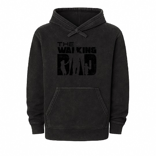The walking dad Mineral Wash Hoodies