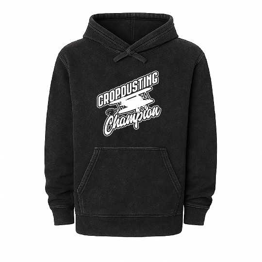 Cropdusting Champion Agriculture Life Gift Mineral Wash Hoodies