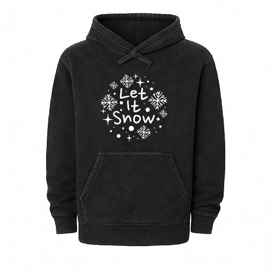 Let it Snow Mineral Wash Hoodies
