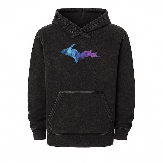 Michigan Up North Upper Peninsula Mineral Wash Hoodies