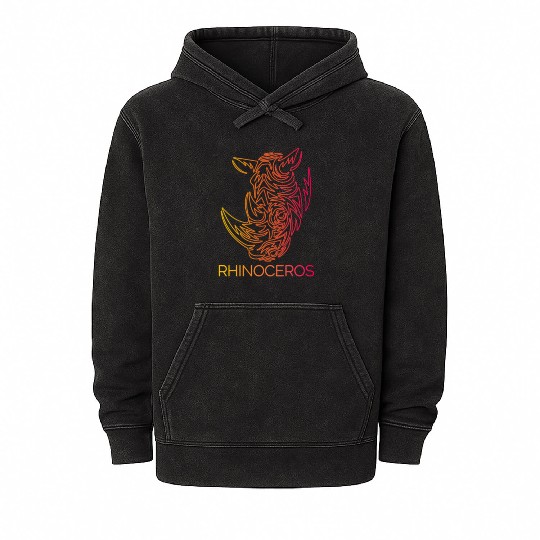 rhinoceros Mineral Wash Hoodies