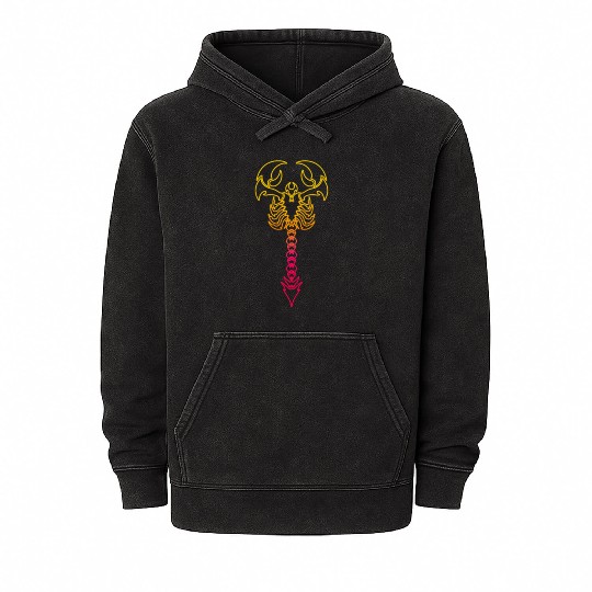 Scorpio Mineral Wash Hoodies