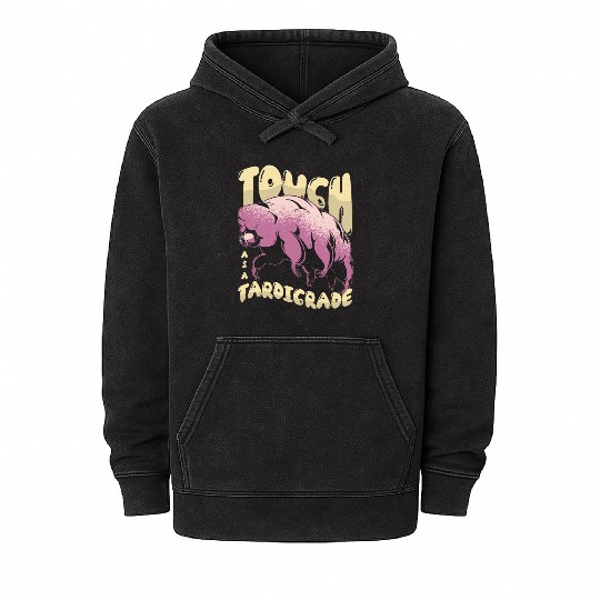 Tough As Tardigrade Science Lover Tardigrade Mineral Wash Hoodies