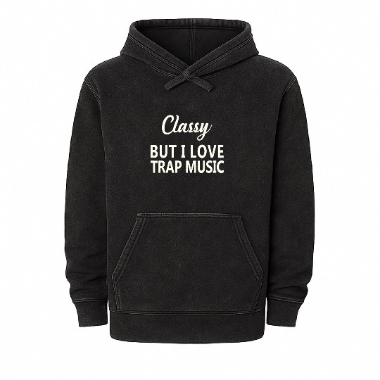Music Funny Rap Hip Hop Techno R&Bpuzzlei love pol Mineral Wash Hoodies