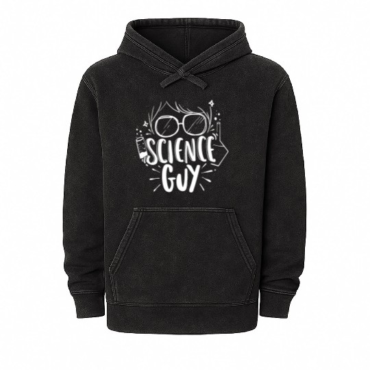 Science Guy Nerd Geek Teacher Student Gift Ideas Mineral Wash Hoodies