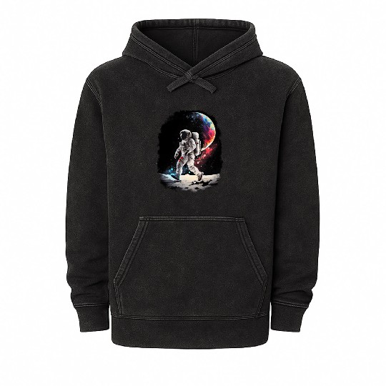 Astronaut Cosmonaut Sci-Fi character Mineral Wash Hoodies