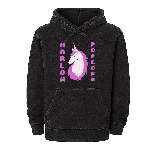 Harlow And Popcorn Merch Popcorn The Pony Mineral Wash Hoodies