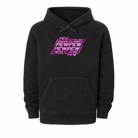Pew Pew Pew Mineral Wash Hoodies