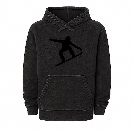 Snowboarder, Snowboarding, Snowboard Mineral Wash Hoodies