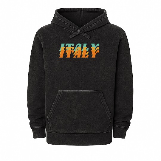 ITALY PRIDE Mineral Wash Hoodies