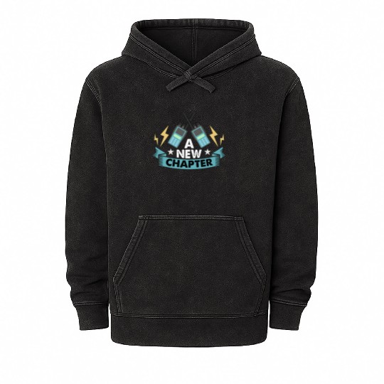 Ham Radio A New Chapter Channel Ham Radio Operator Mineral Wash Hoodies