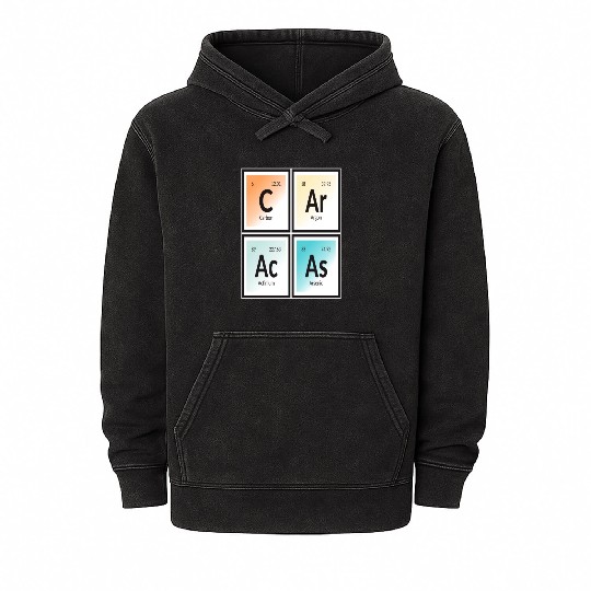 Caracas | Periodic Table of Elements Mineral Wash Hoodies