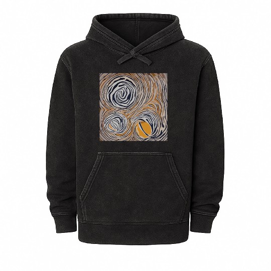 tiger skin Mineral Wash Hoodies