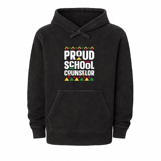 Proud School Counselor For School Counselors Mineral Wash Hoodies