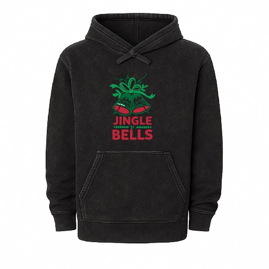 Jingle Bells Mineral Wash Hoodies