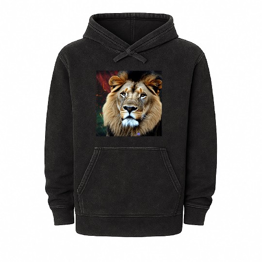 Lion | New Best Design | Tiger | best design | Mineral Wash Hoodies