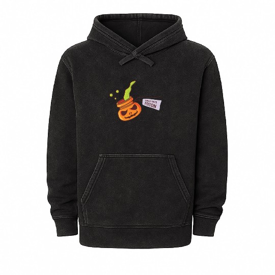 Pumpkin Spice Potion Coffee Enthusiast Halloween Mineral Wash Hoodies