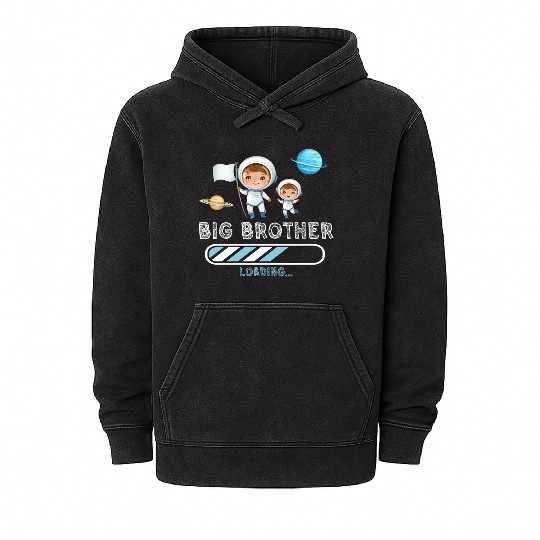 Big brother space astronaut 2023 Mineral Wash Hoodies