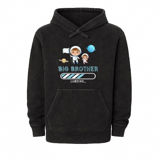 Big brother space astronaut 2023 Mineral Wash Hoodies