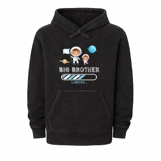 Big brother space astronaut 2023 Mineral Wash Hoodies