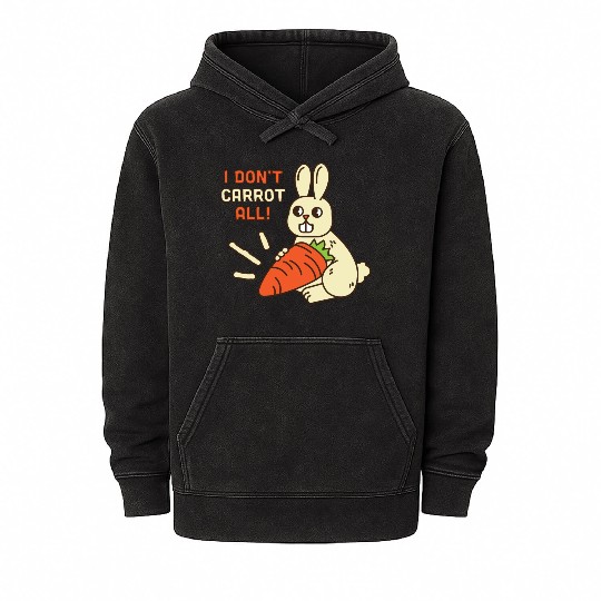 i don't carrot all Mineral Wash Hoodies
