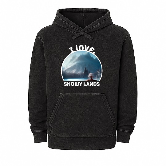 Natural Scene Mineral Wash Hoodies