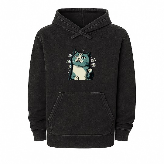 The Best Funny Cat Gifts For Cat Lovers Mineral Wash Hoodies