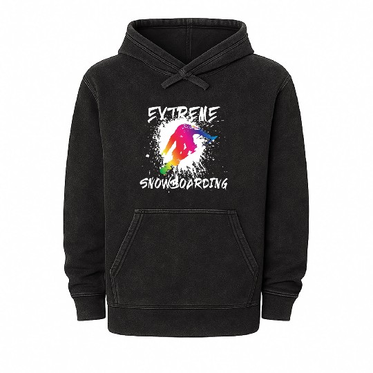 Extreme Snowboarding Mineral Wash Hoodies