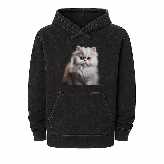 Persian Cat - A Sweet Gift Idea For All Cat Mineral Wash Hoodies